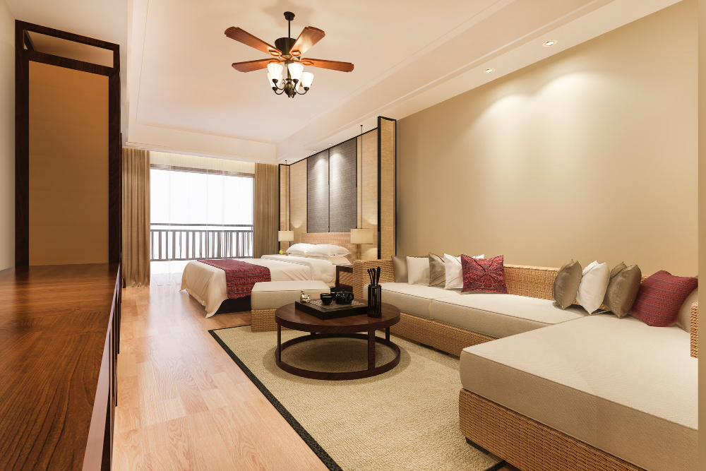 Peliatan Villa | Greenfield Viewhouse - Spacious 1st Floor Lodging