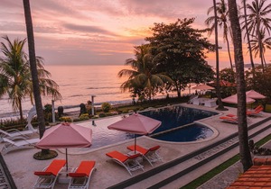 Double room with sea view at Bondalem Beach Club