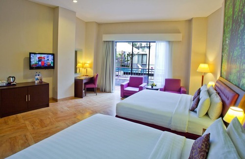 Raya Kuta Apartment | R 1019 Aman studio with WIFI, Daily Shuttle & GYM - Breakfast Inc
