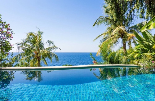 Amed Villa | Aquamarine Seaview - Oceanfront villa with Private Pool